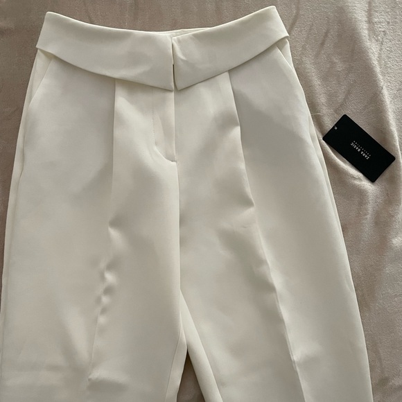Zara White high waisted trousers. Size medium. NWT  1478/225/251 - Picture 2 of 7
